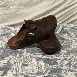 Birkenstock Boston oiled leather clogs